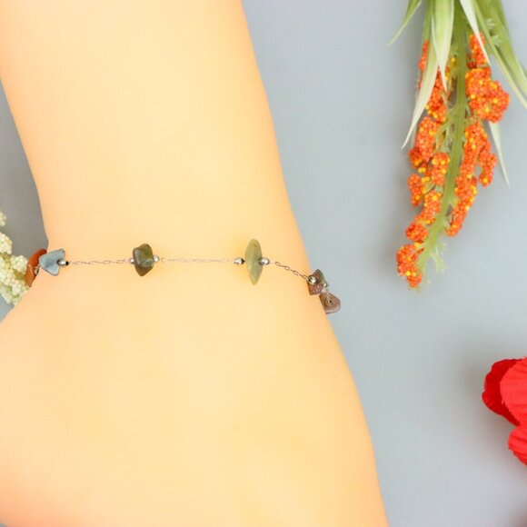 Handmade Anklet – A Stylish Choice for Women, Thoughtful Gift Idea, EVCH1022 - Picture 8 of 8